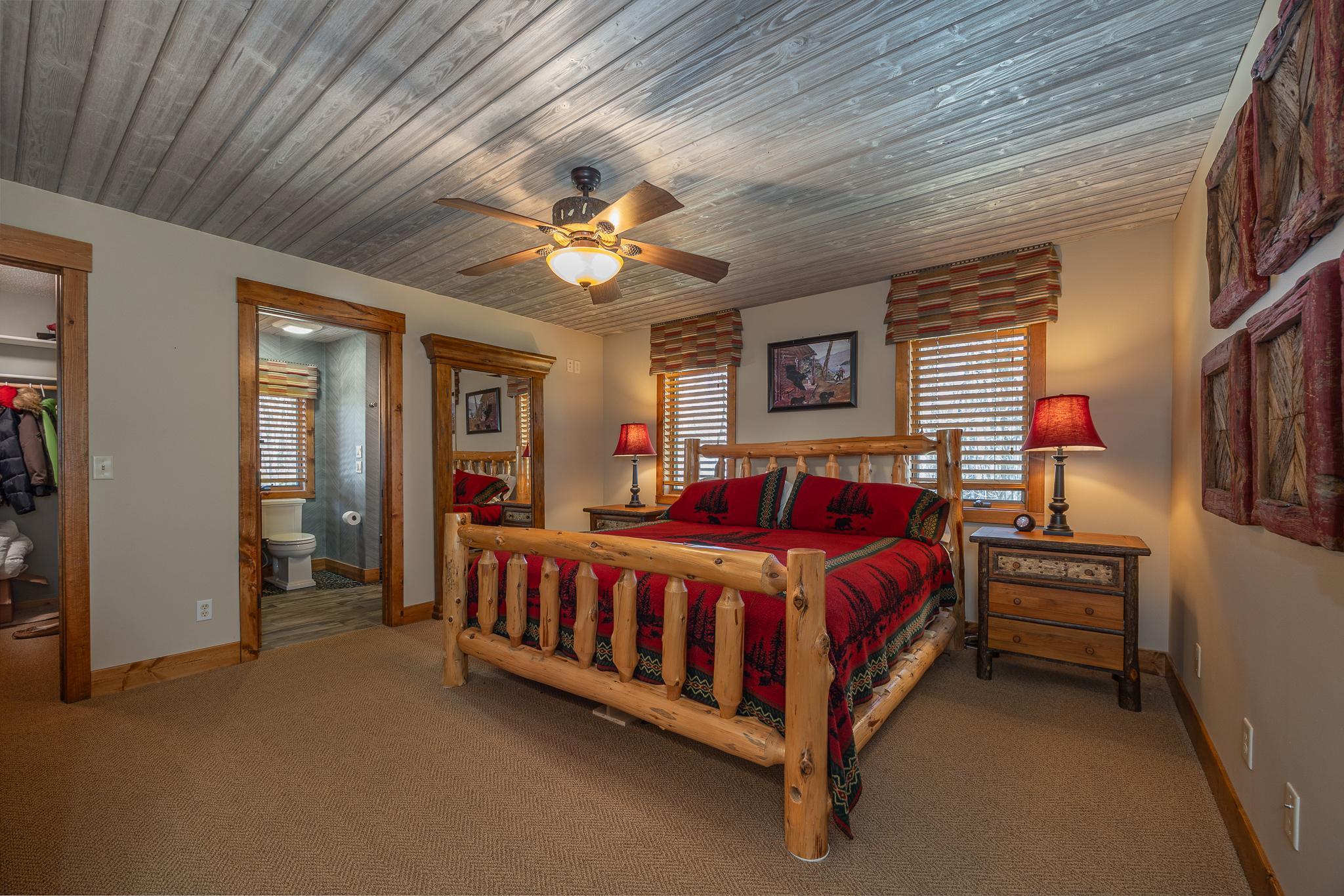 Main floor primary suite