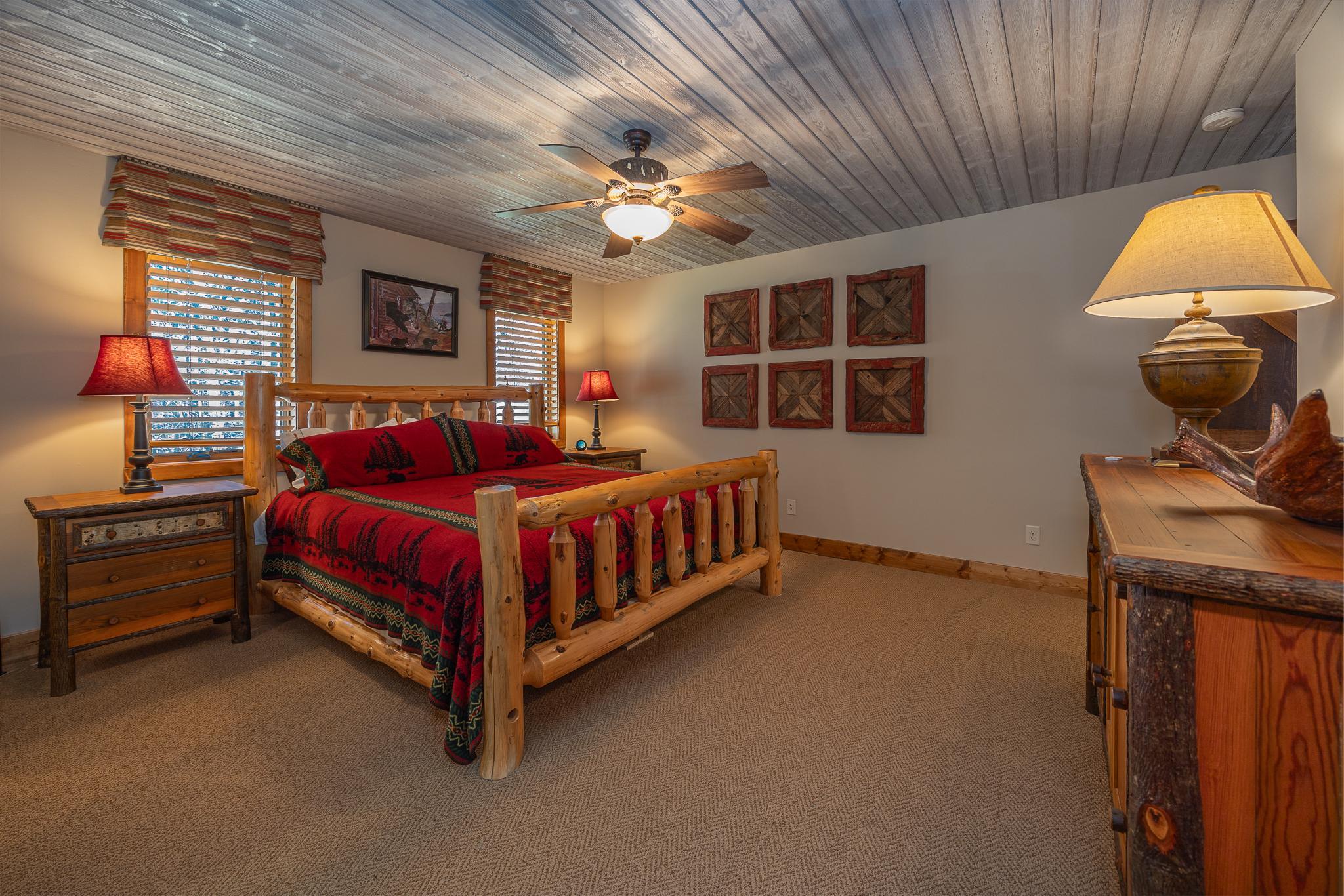 Main floor primary suite