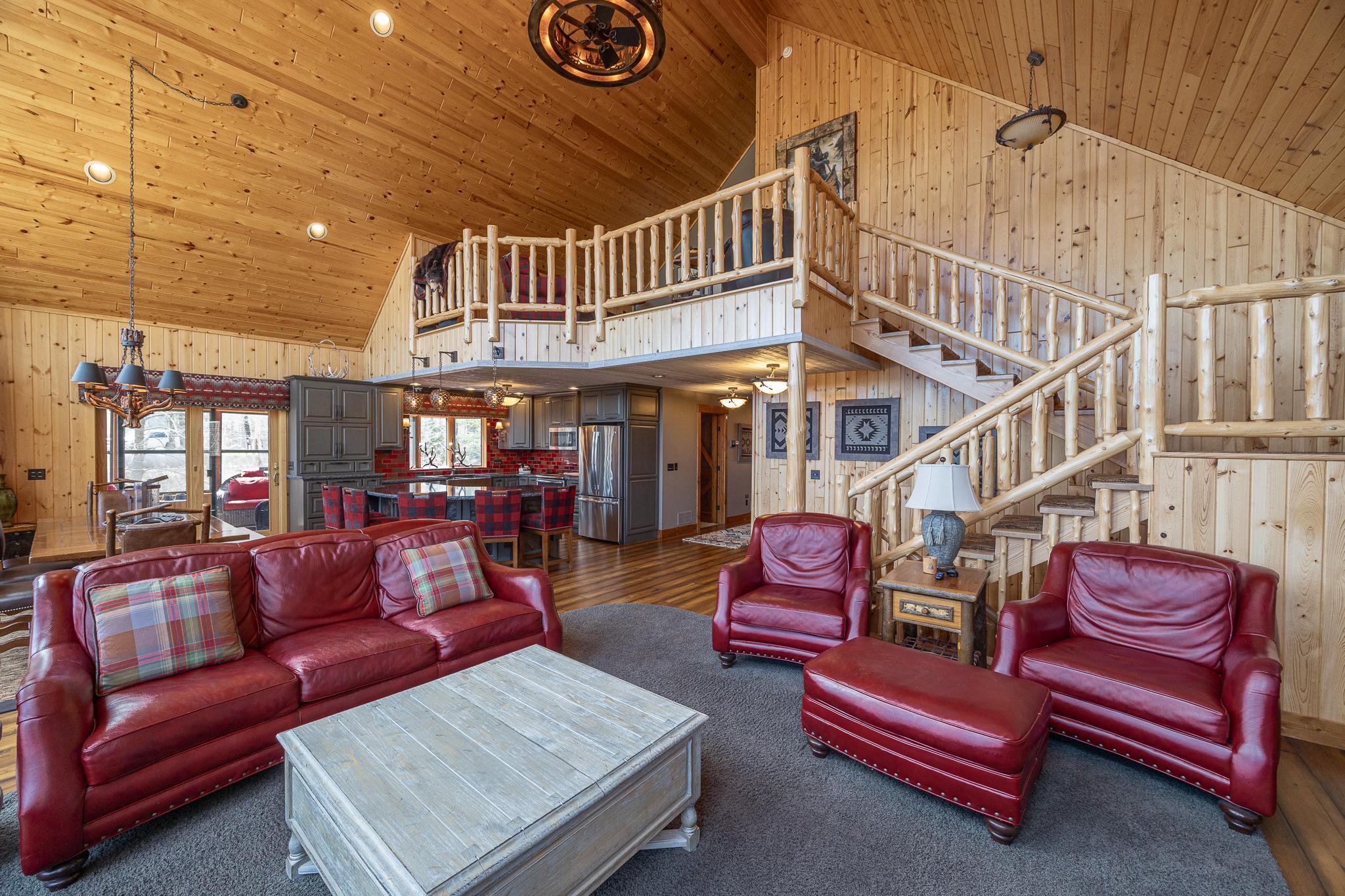 Additional views of open concept living room