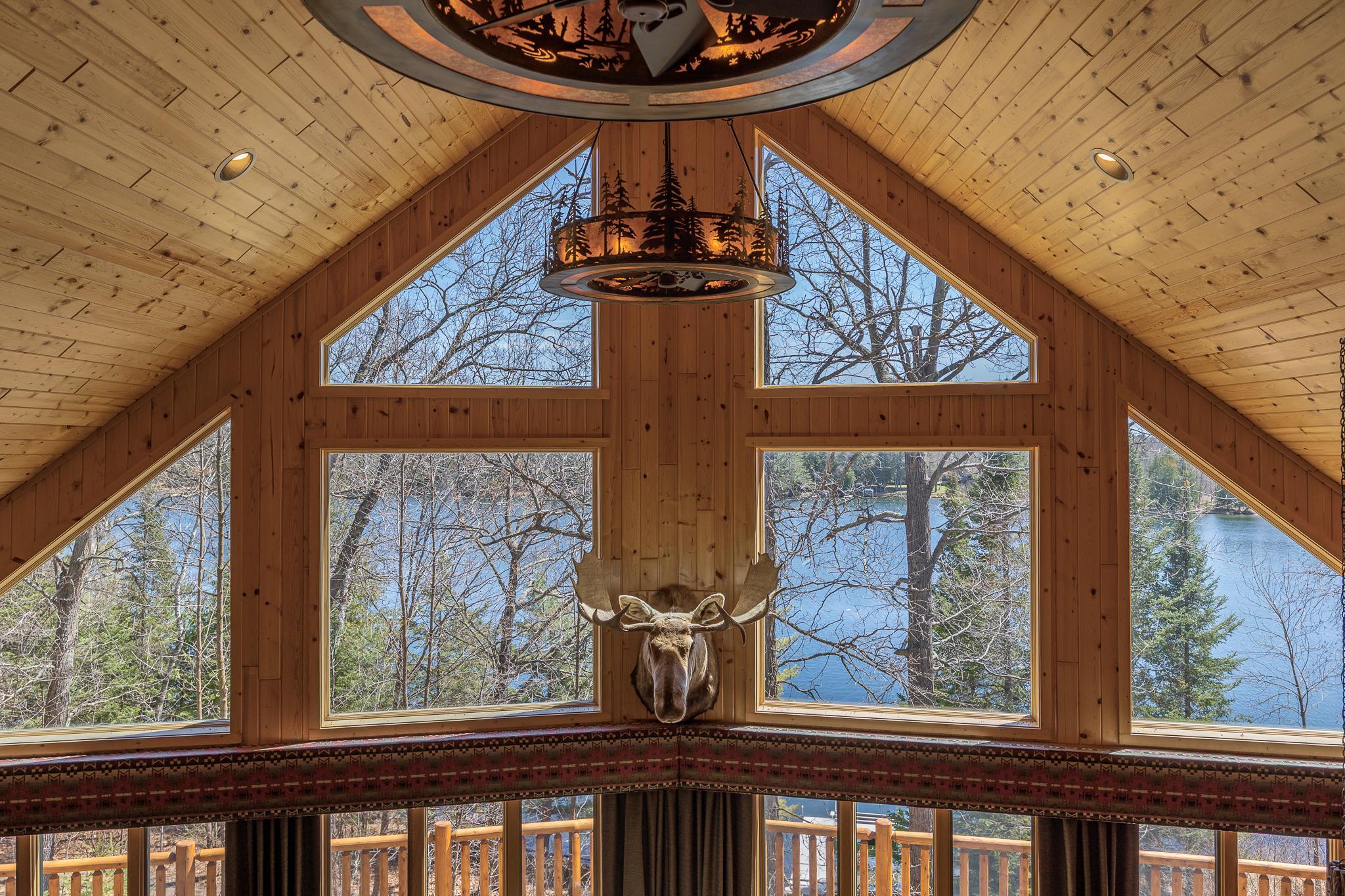 Beautiful lake views from loft
