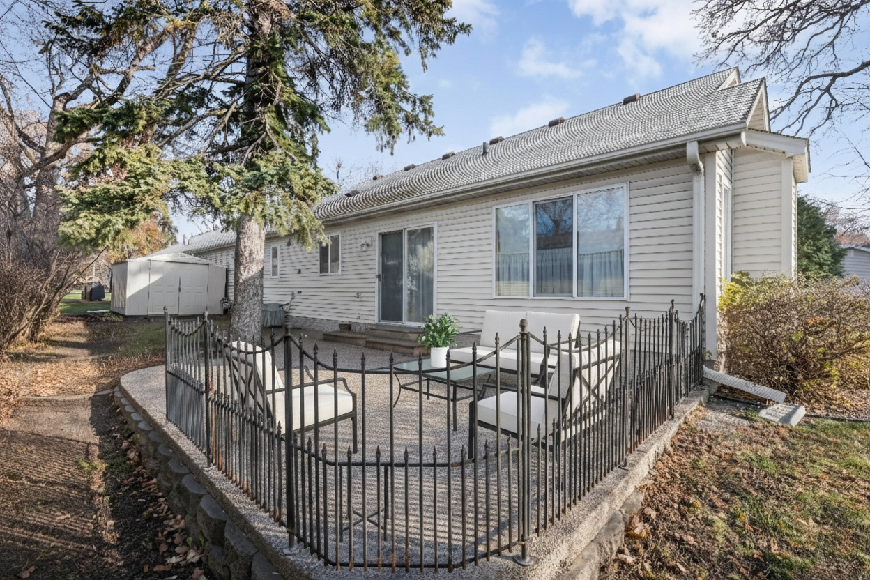 Partially virtually staged