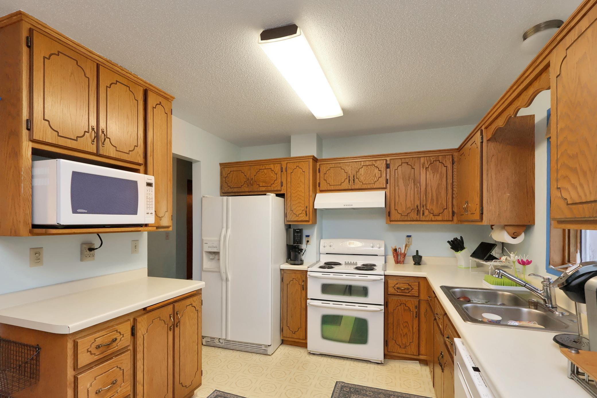 Additional countertop and cabinet space in the kitchen..jpg
