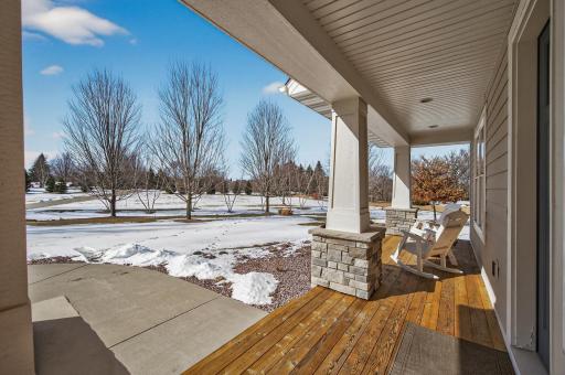 Newly stained cedar porch and steps (2025), new carpet and refrigerator (2024), and a new roof and gutters (2023).