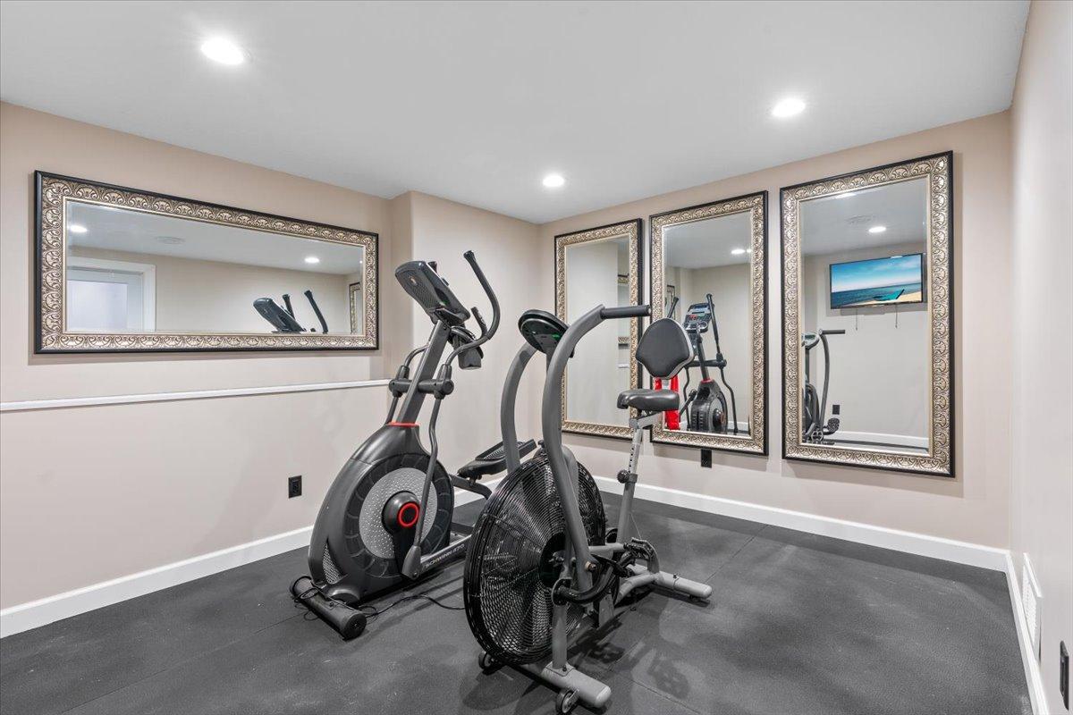 Fitness Room in lower level