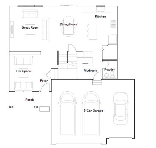 Level 1 floorplan.