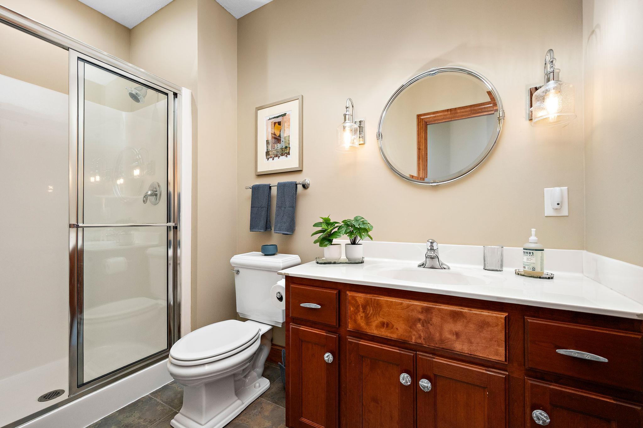 lower level bath - near bedroom 2