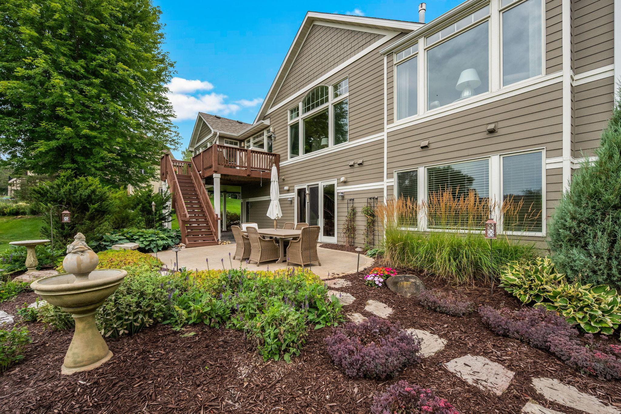 meticulous gardens, patios, and walkways