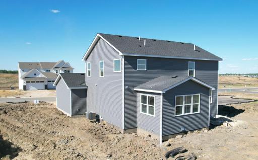 (Photo is of the actual home in progress.)