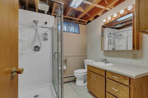 lower level 3/4 bathroom