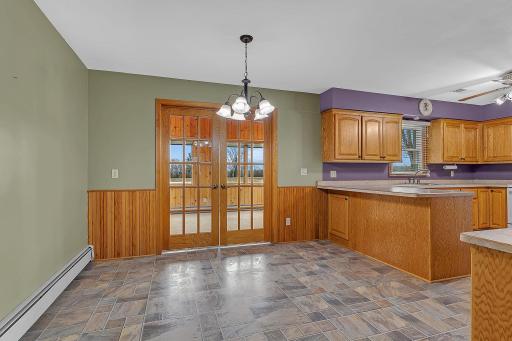 Beautiful glass french doors