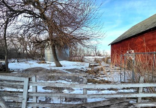 Fenced in Area next to barn