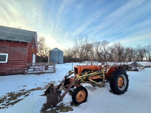 Tractor comes with property