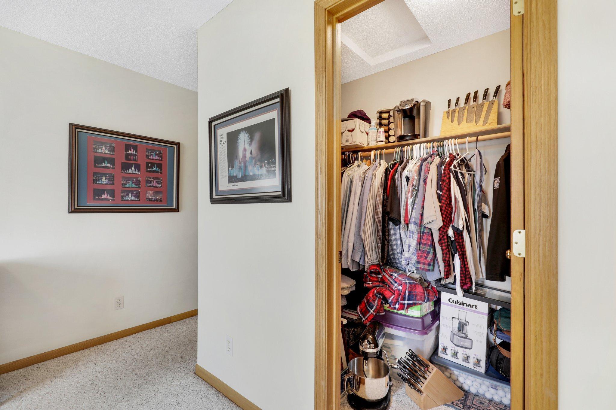 Primary walk-in closet