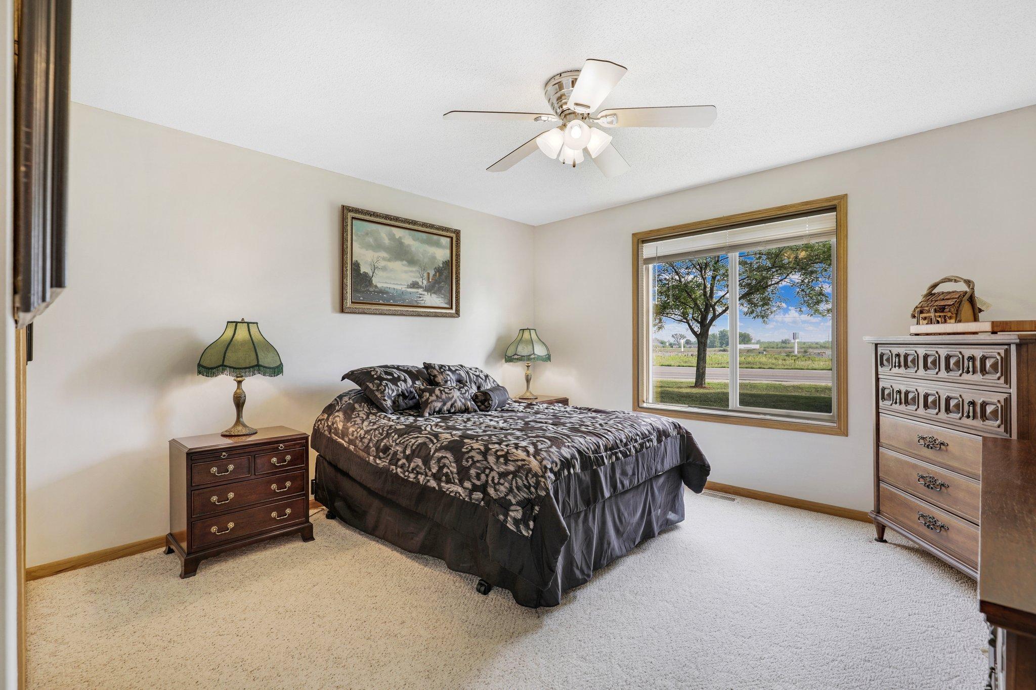 Primary main floor bedroom