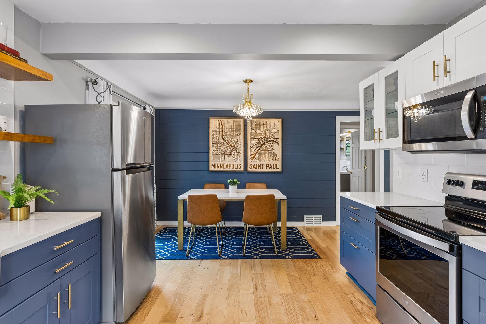 Charming details with lighting and hardware throughout.