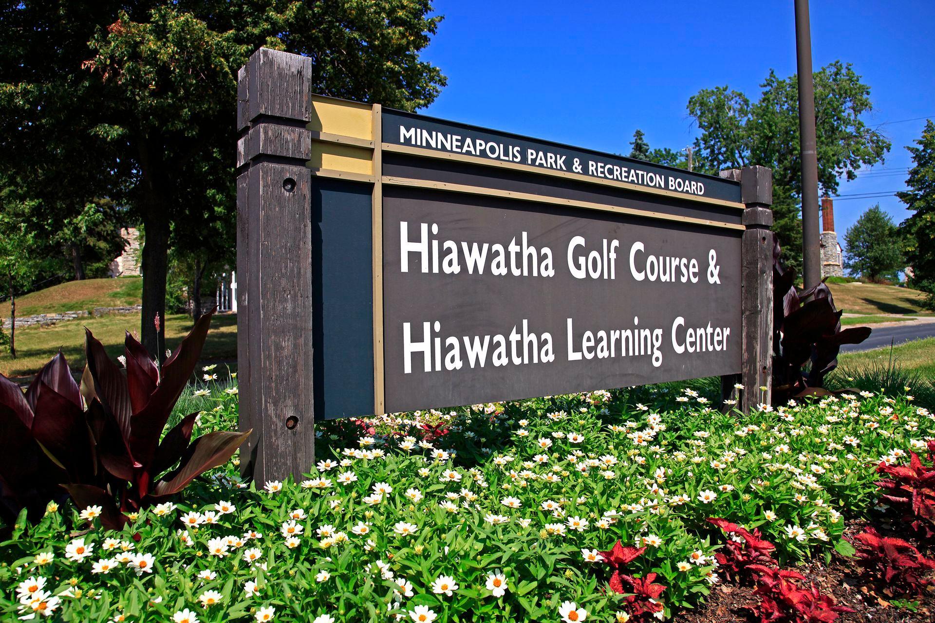 Across the street from Hiawatha Golf Course & Hiawatha Learning Center.