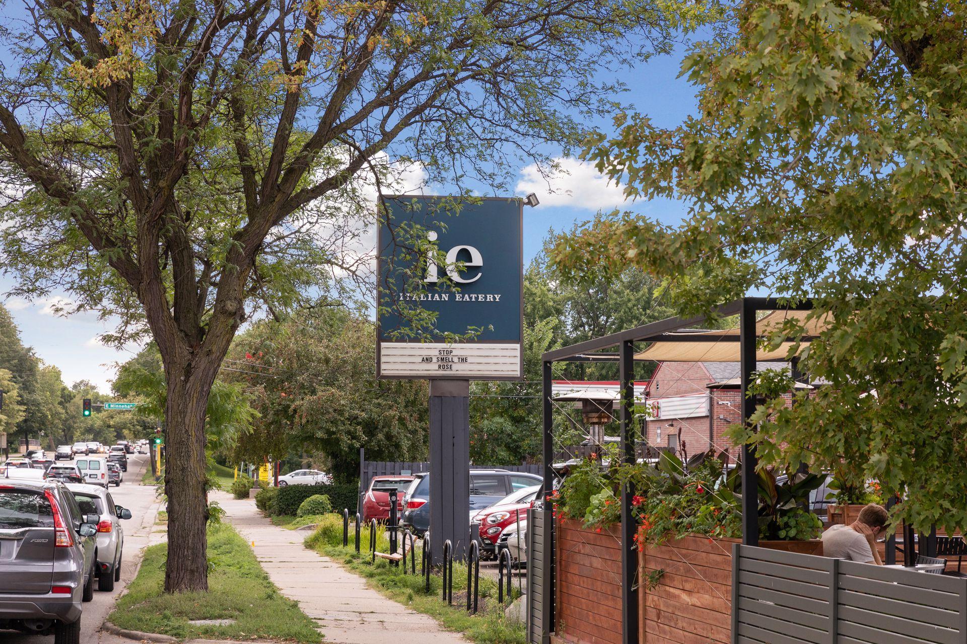 Also at Cedar Ave and Minnehaha Pkwy: "For over a decade, ie (Italian Eatery) has been a beloved space for gathering, celebrating, and enjoying great food."