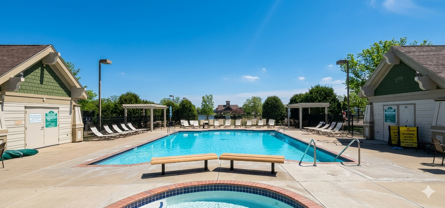 The pool is ready for you! Just in time for Summer!