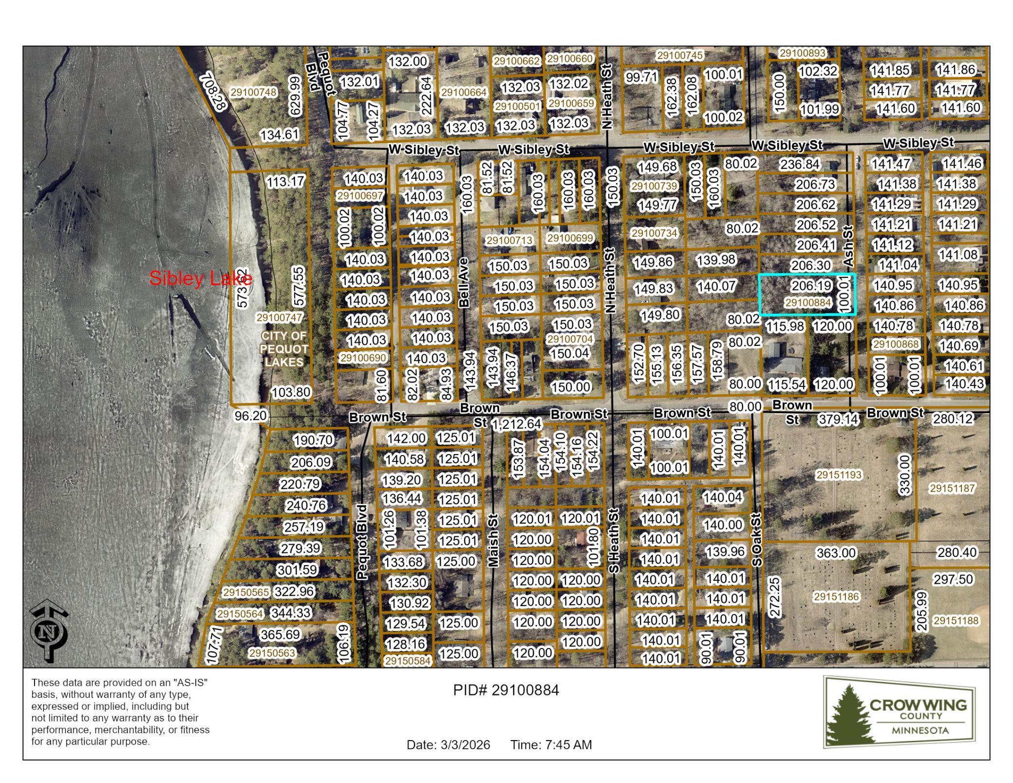 Nice storage building close to Sibley Lake, Pequot Lakes School and downtown Pequot!