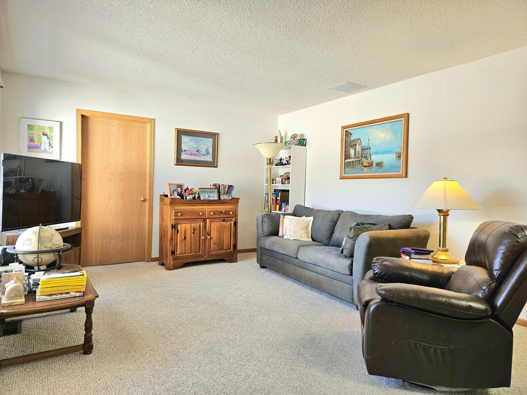 Living Room / door to mud room / garage