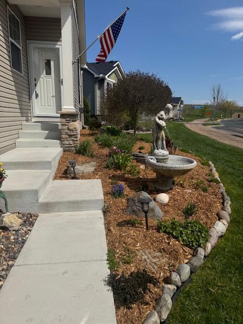 Blooming Flowers & Nice Landscape