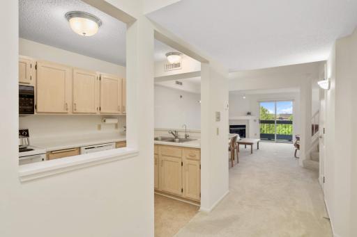 View from your front entry.