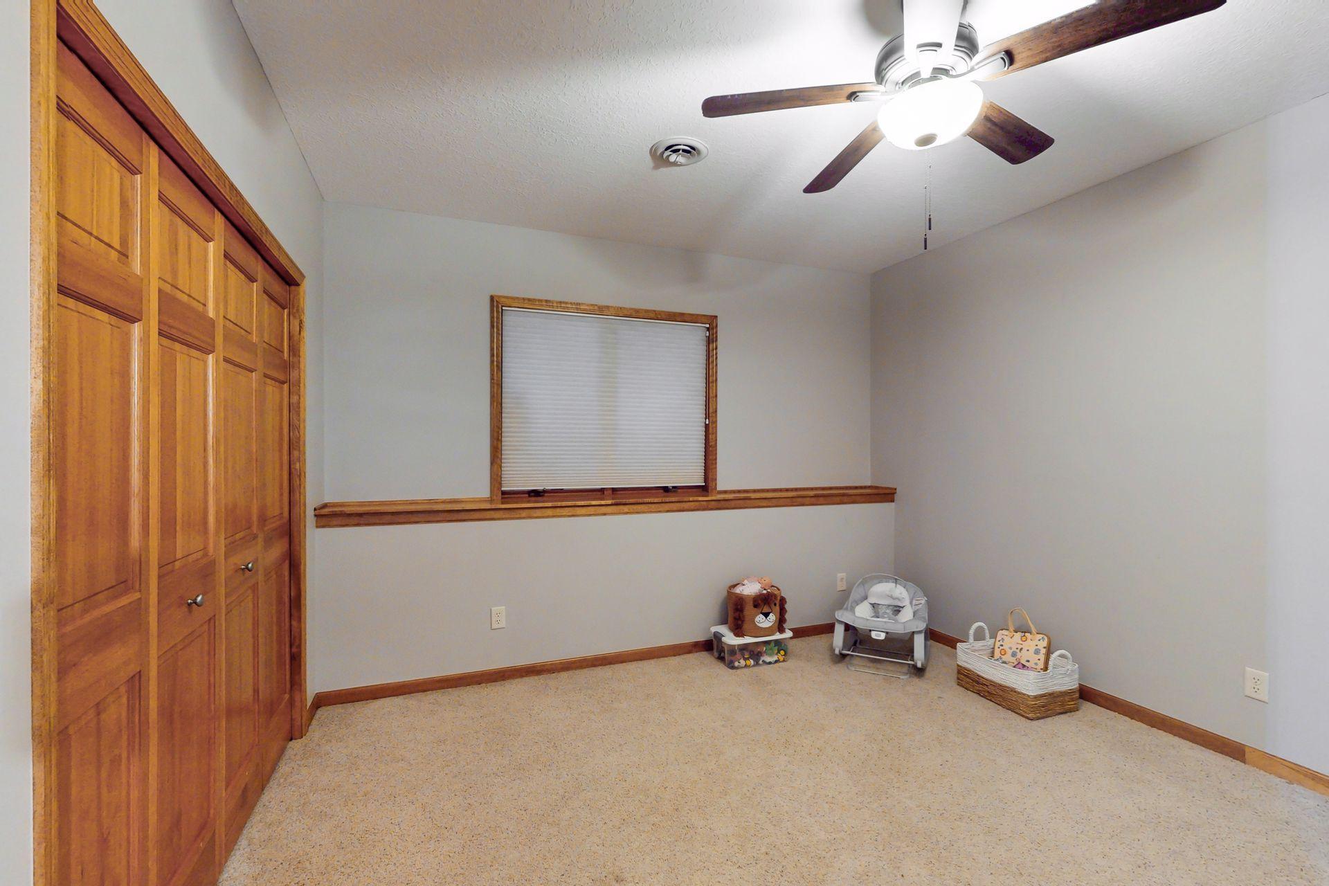 Fourth bedroom has bathroom just across the hall