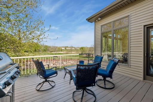 Deck can be accessed off your informal dining or directly from primary suite