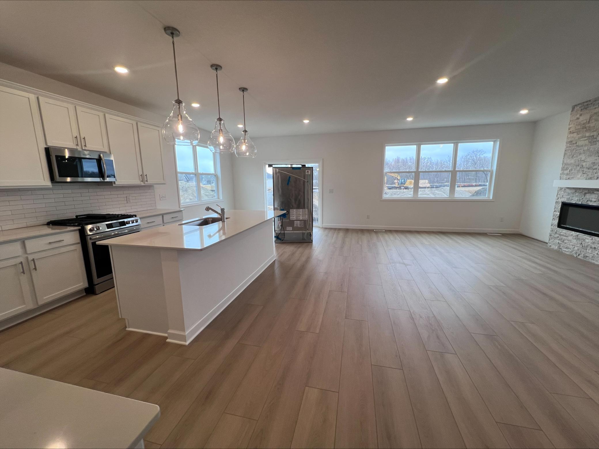 Photo of the actual home in progress