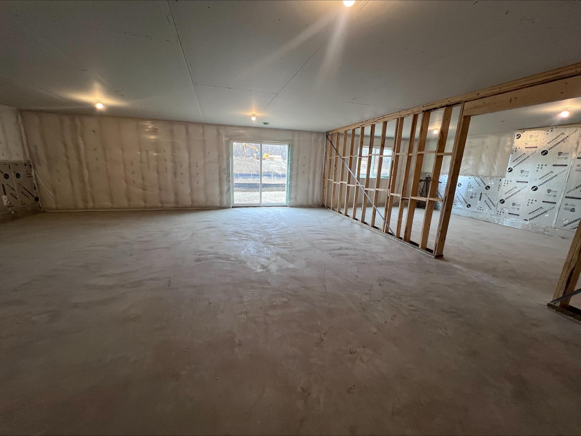 Photo of the actual home in progress