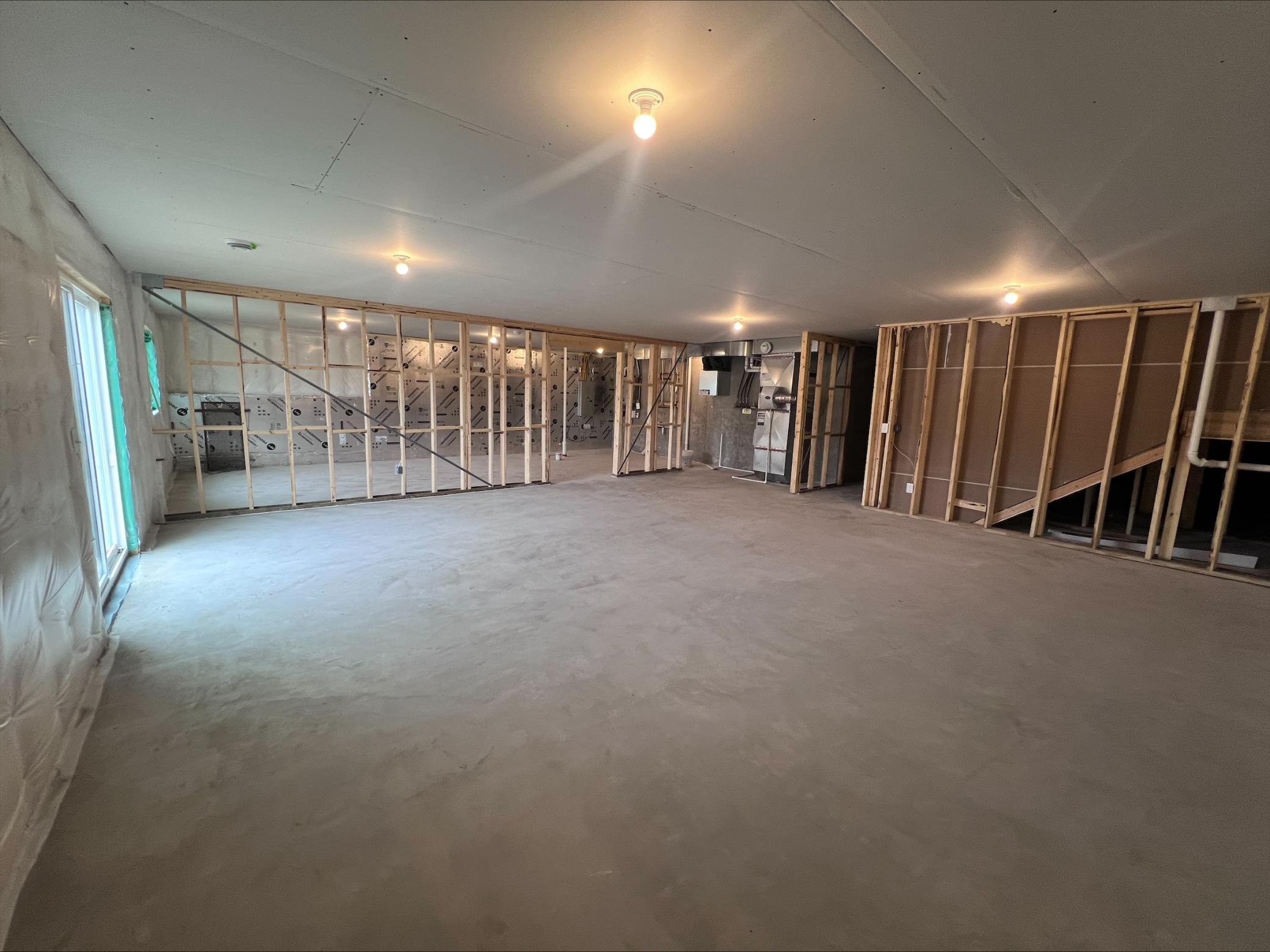 Photo of the actual home in progress