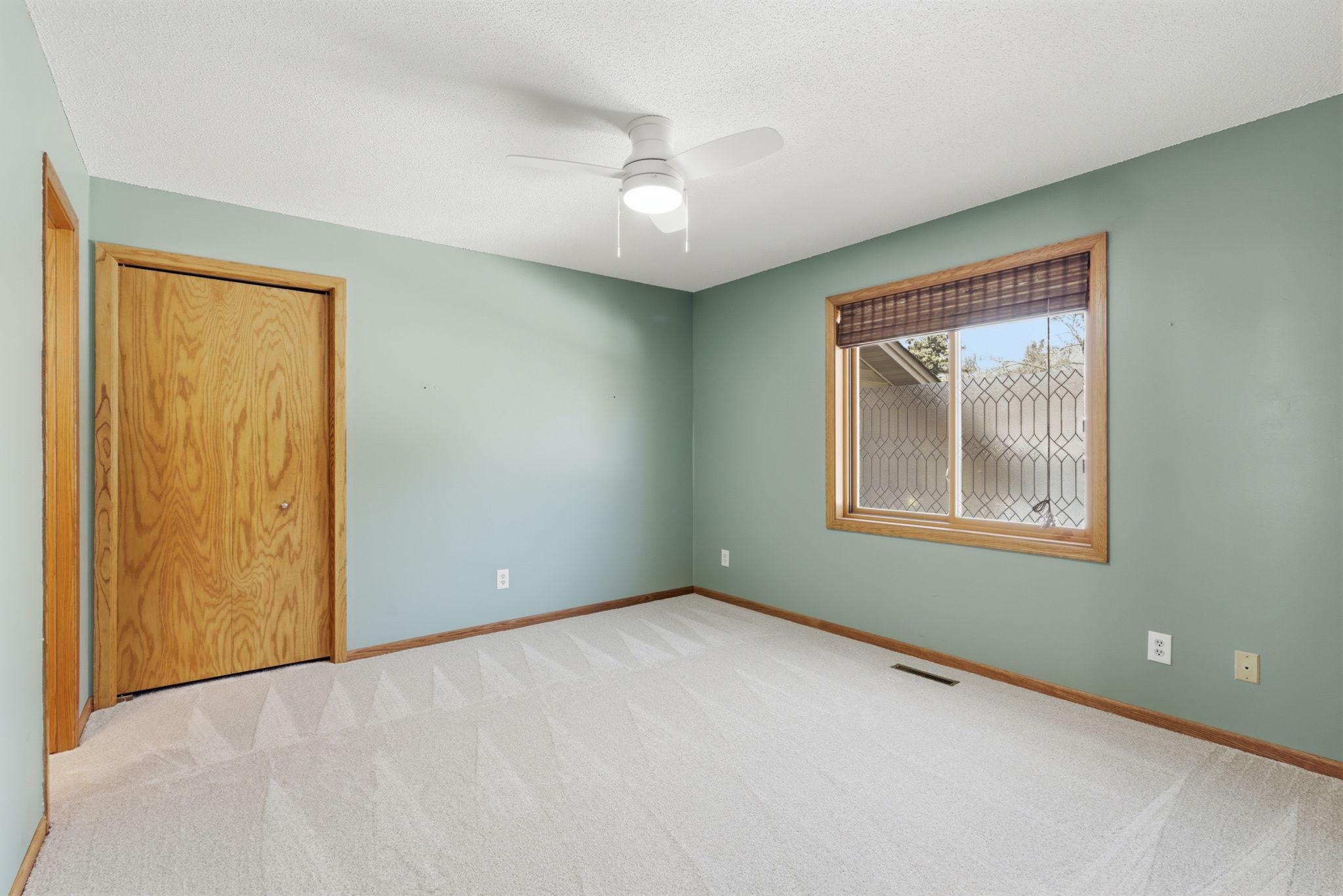 Main level bedroom one.