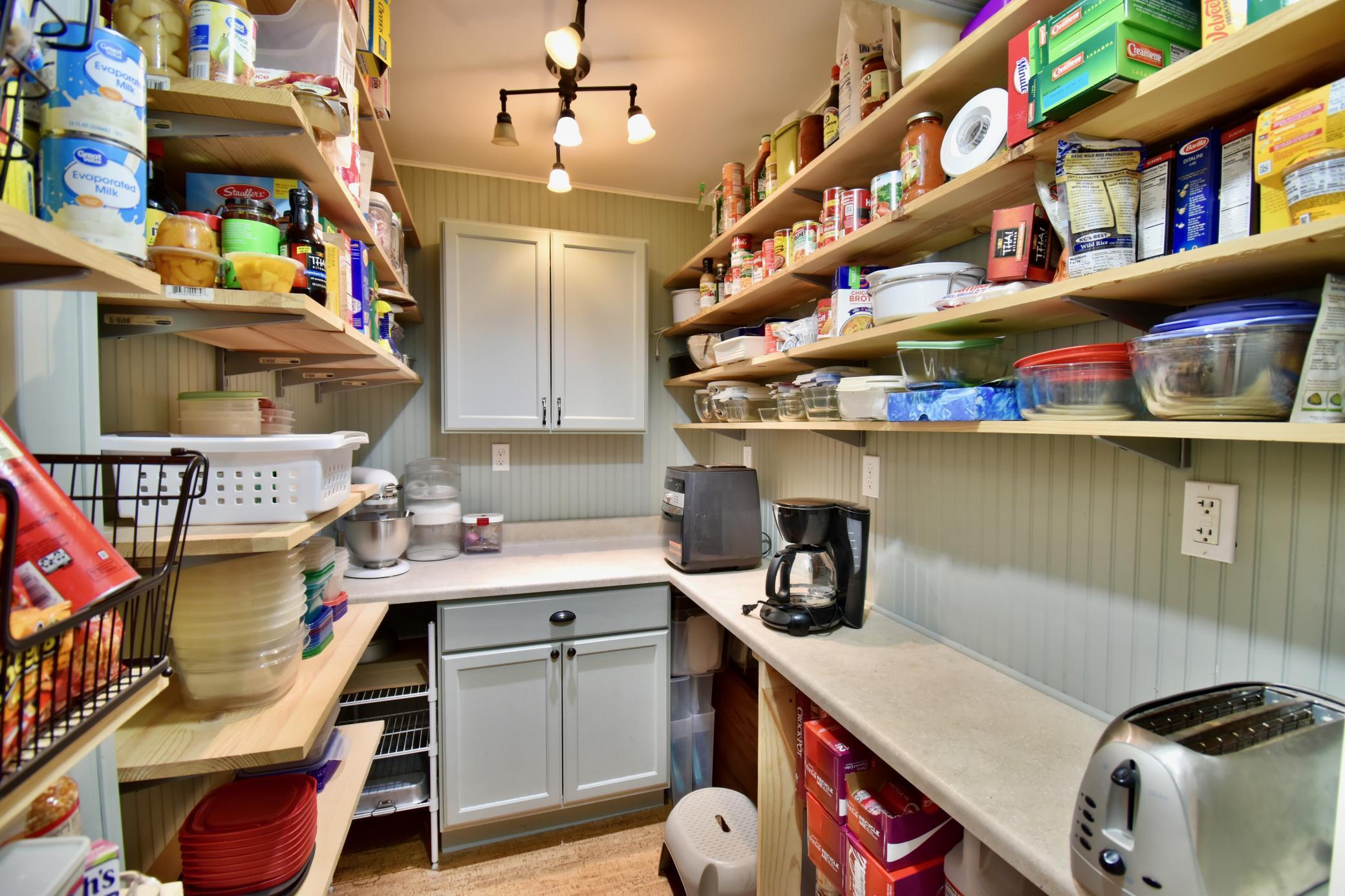 Big Pantry w/ Counters & Storage