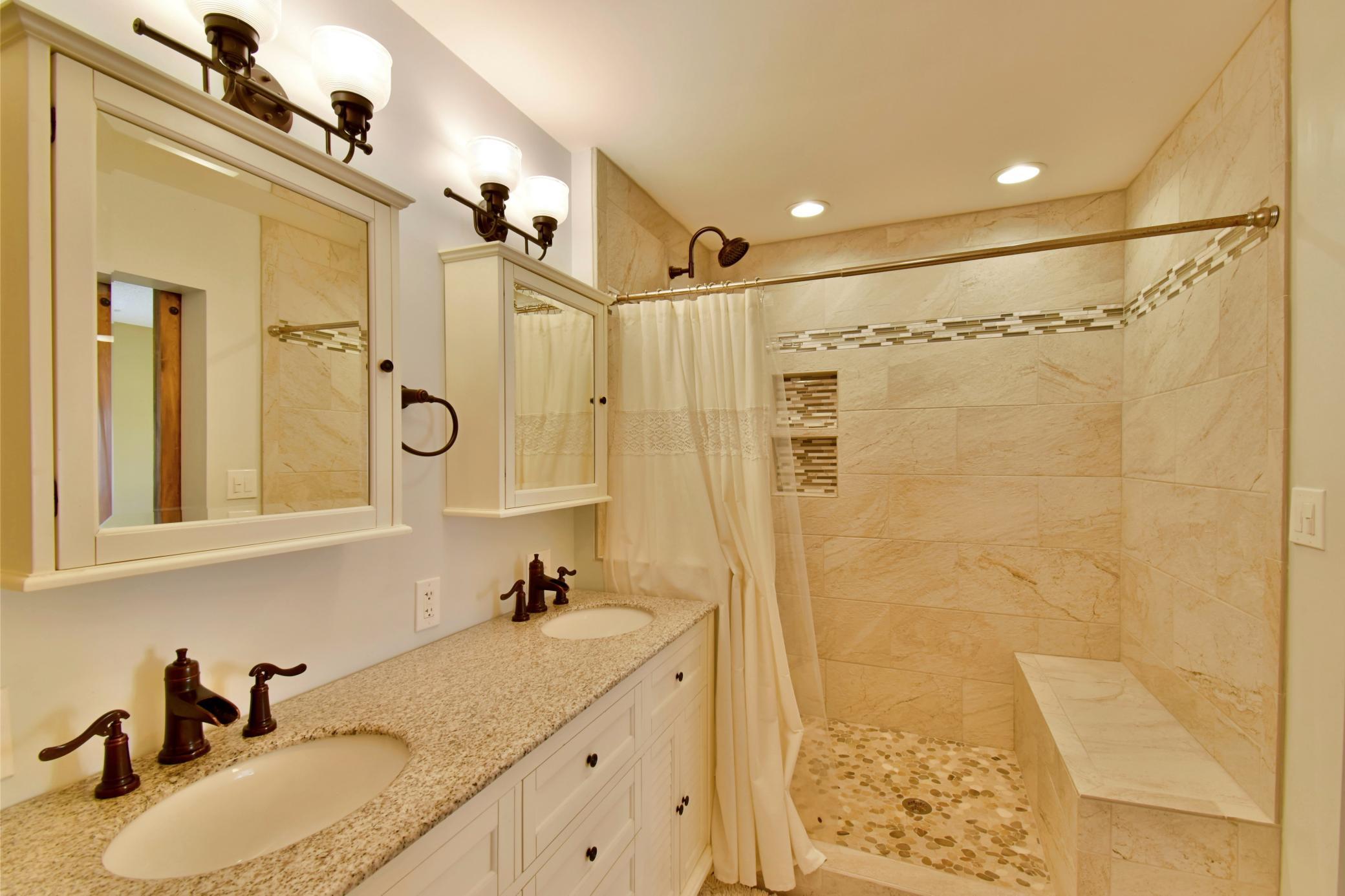 Custom Tile in Primary Bath