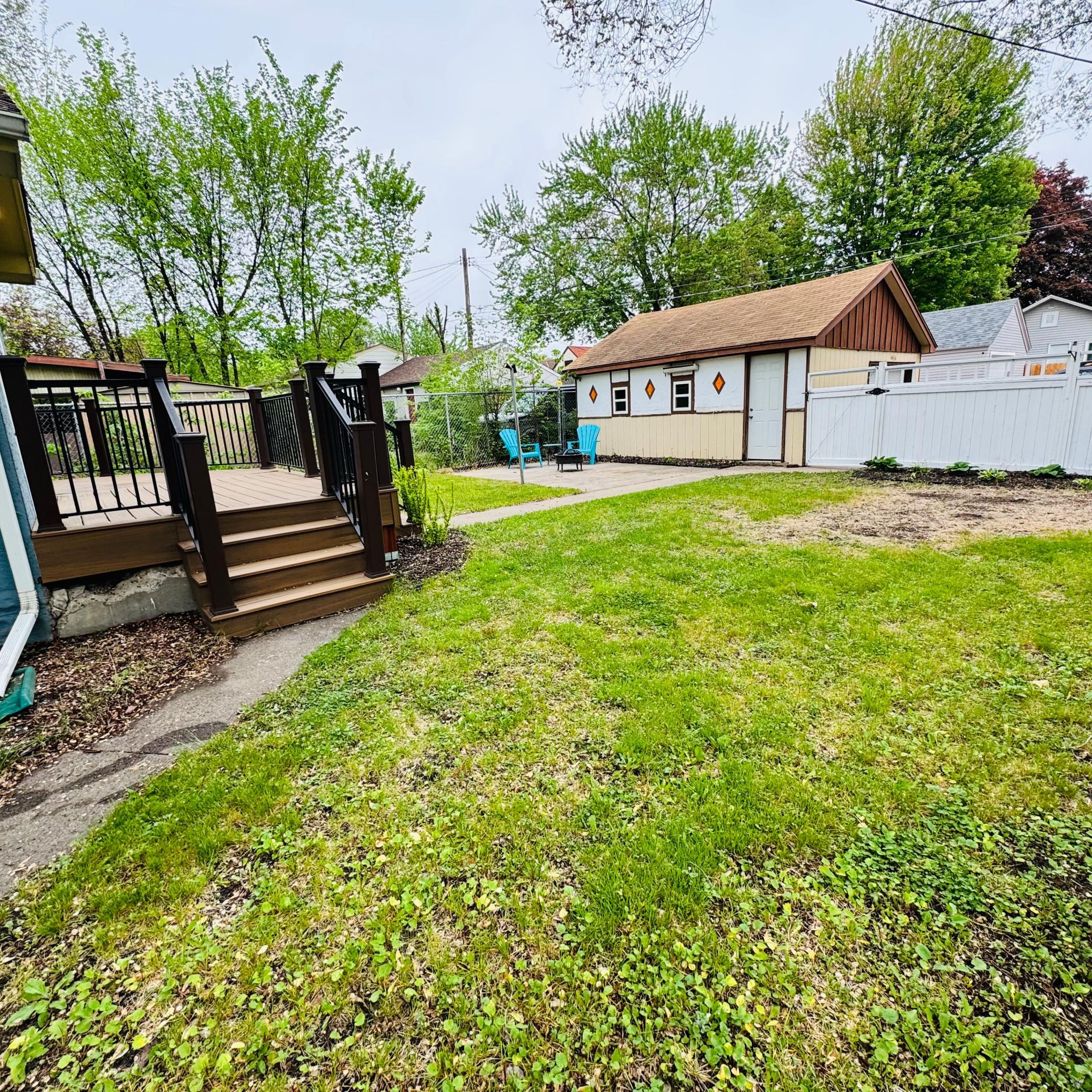 Enough space to play and add a garden
