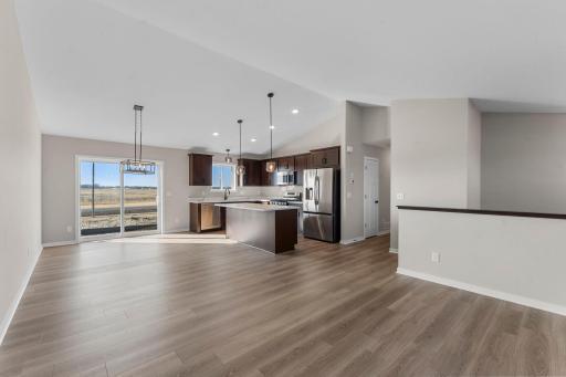 Open concept upper level