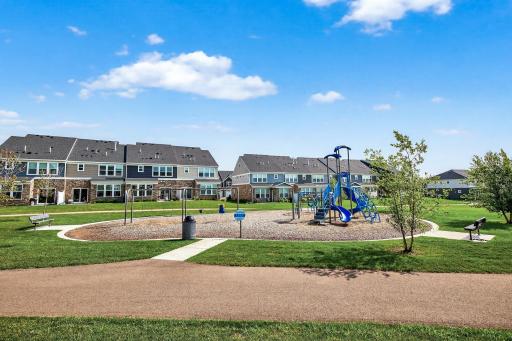 Awesome playground in the back