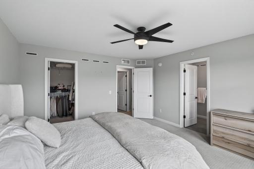 Primary walk in closet