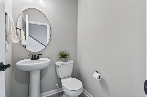 Half bath on main level
