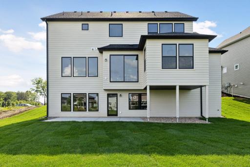 All four sides James Hardie concrete board.