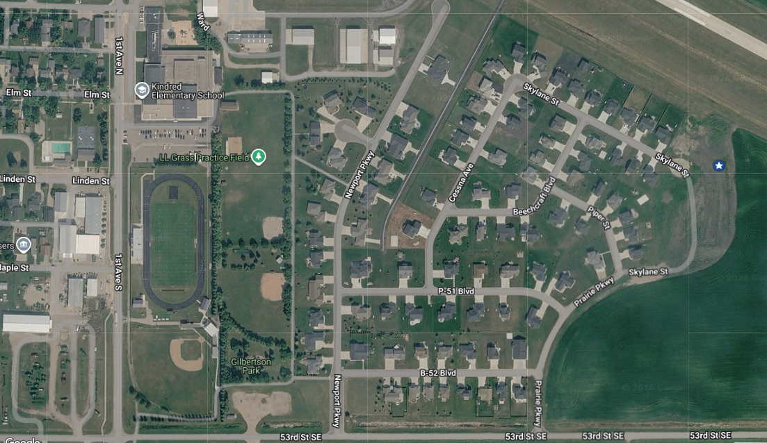 Kindred - 465 Skylane Street is star on the right.