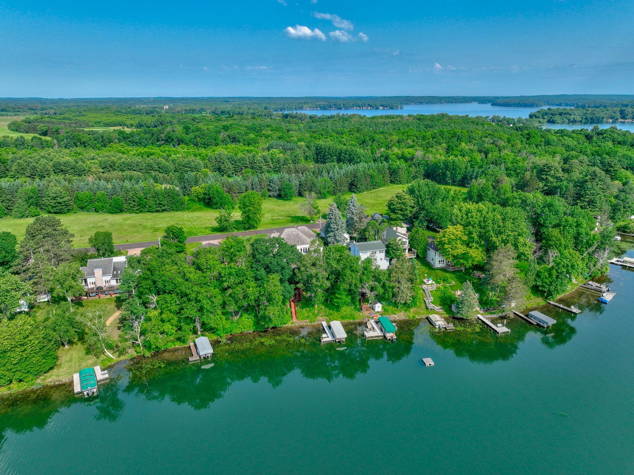 Set on over 1,400 acres of connected water, Wapogasset and Bear Trap Lake are known for exceptional Walleye, Muskie, and Bass fishing, along with a vibrant lake community.