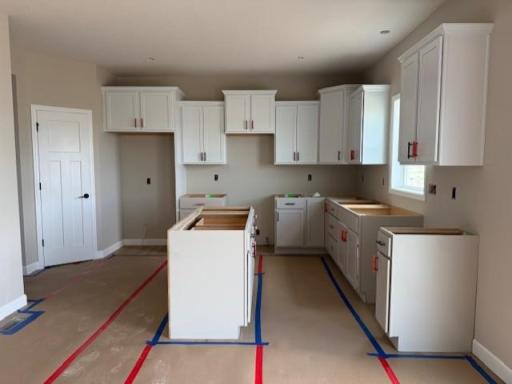 (Photo is of the actual home in progress.)