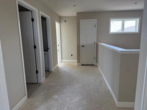 (Photo is of the actual home in progress.)
