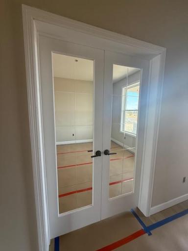 (Photo is of the actual home in progress.)