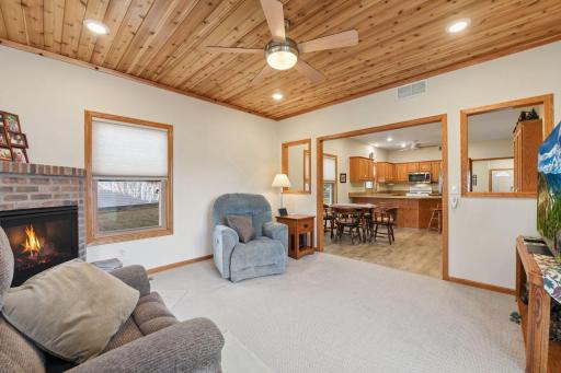 Beautiful gas fireplace new in 2025!