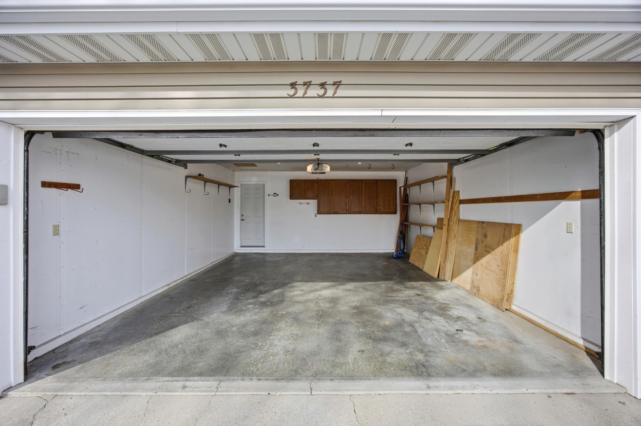 Garage - Finished with Storage