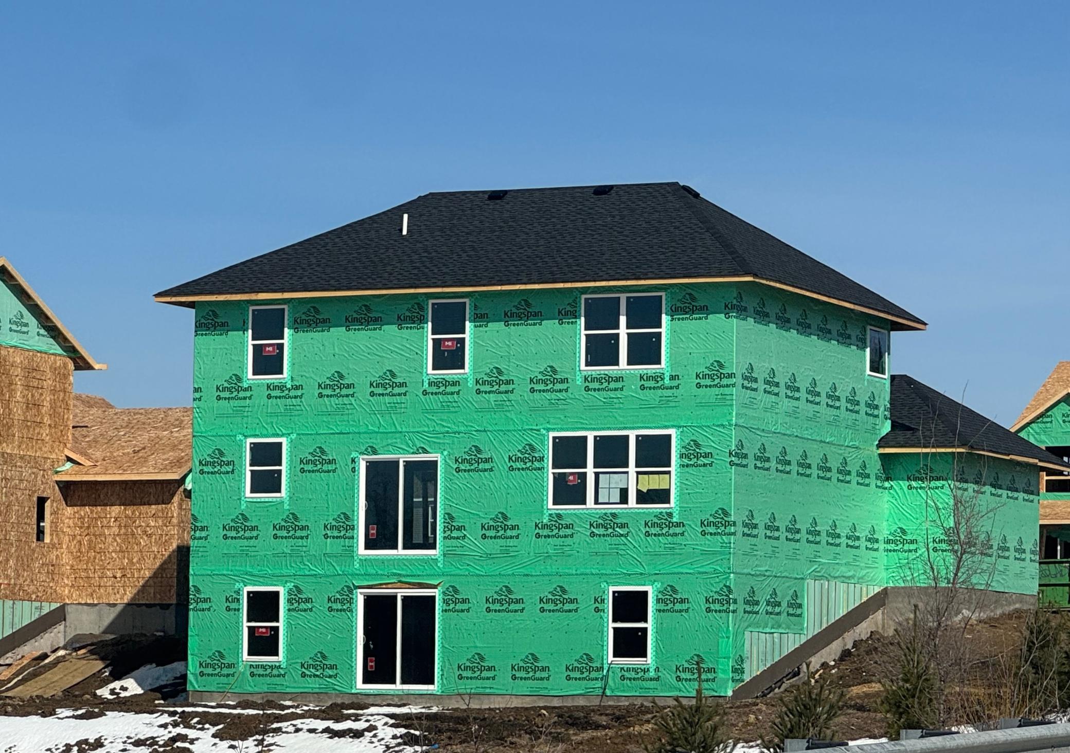 Progress photo of actual home!