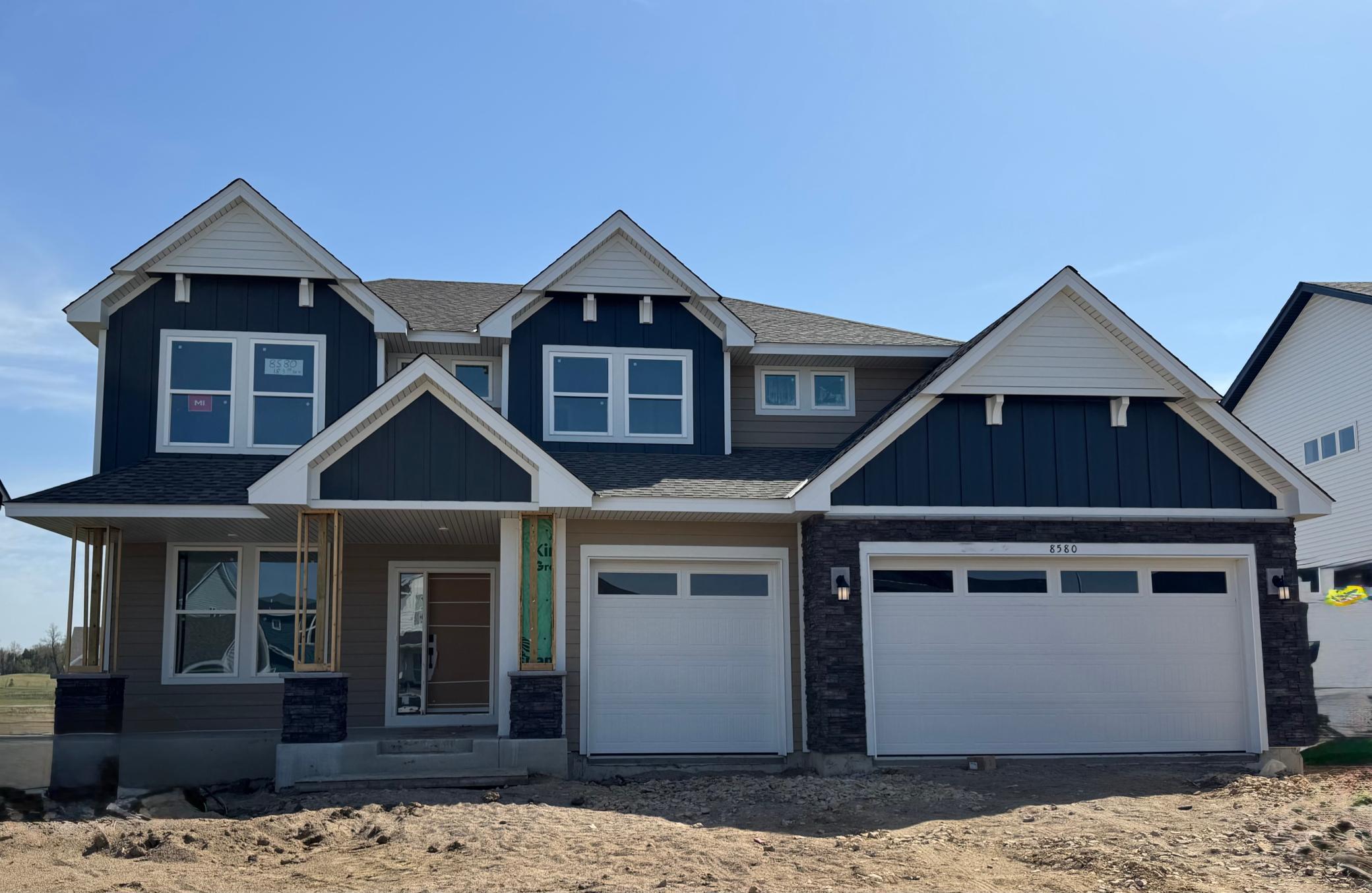 Progress photo of the actual home!