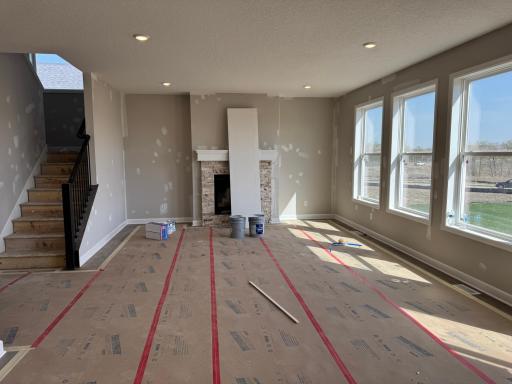 Progress photo of the actual home!